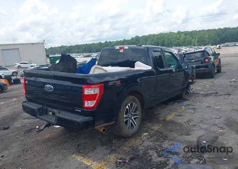 2023 Ford F150 Xl из США, поврежденный, VIN 1FTEX1EP6PKD76522